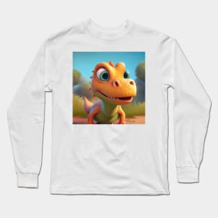 Baby Dinosaur Dino Bambino - Khai Long Sleeve T-Shirt